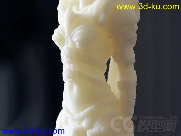 女骑士 3D打印模型  STL格式的图片3