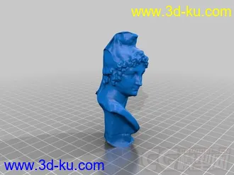 帕丽斯半身像 3D打印模型  STL格式的图片