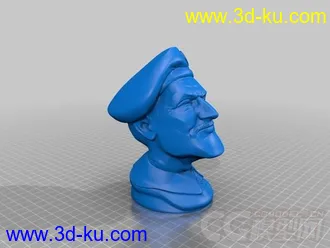 大鼻子上校 3D打印模型 STL格式的图片