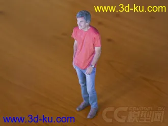 基因全身像 3D打印模型 STL格式的图片