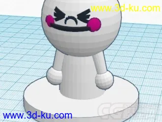 月亮男孩 3D打印模型 STL格式的图片