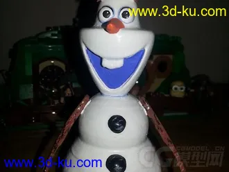 雪宝模型 3D打印模型 STL格式的图片