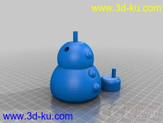 雪宝模型 3D打印模型 STL格式的图片