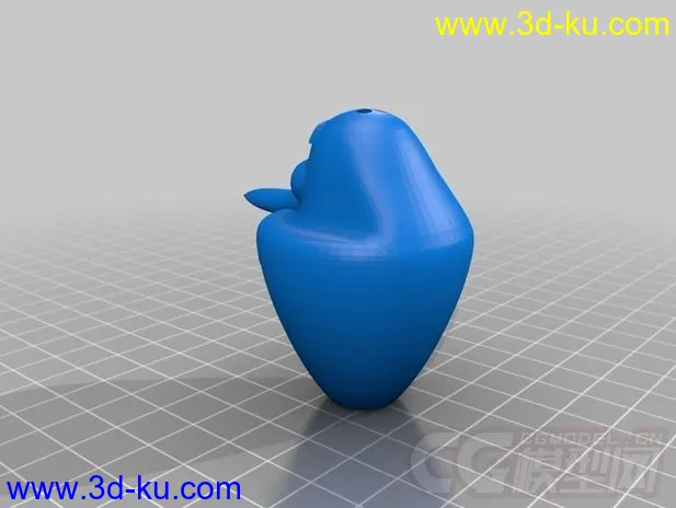 雪宝模型 3D打印模型 STL格式的图片3