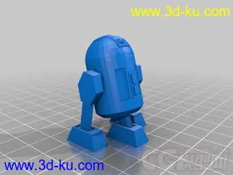 星球大战R2D2 3D打印模型 STL格式的图片