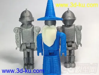 魔法卡通人物 3D打印模型的图片