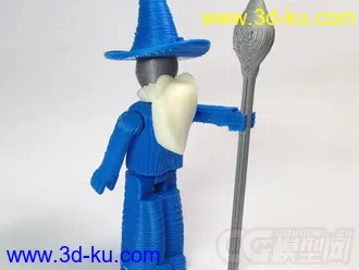 魔法卡通人物 3D打印模型的图片