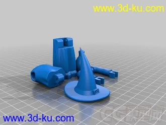 魔法卡通人物 3D打印模型的图片