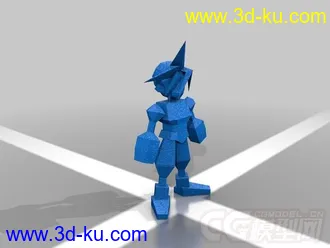 最终幻想人物 3D打印模型的图片