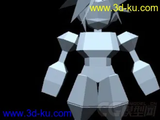 最终幻想人物 3D打印模型的图片
