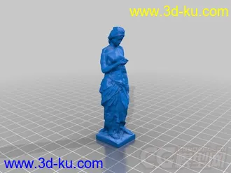 印度女孩  3D打印模型的图片