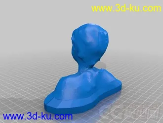 音乐家雕塑 3D打印模型的图片