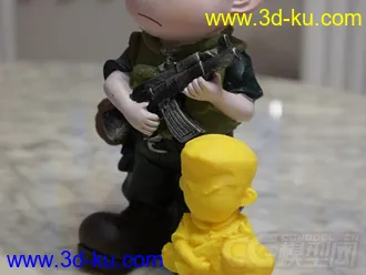 士兵男孩  3D打印模型的图片