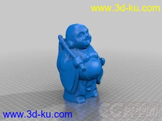 弥勒佛 3D打印模型的图片