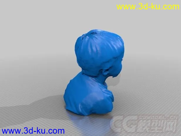 本杰半身像 3D打印模型的图片1