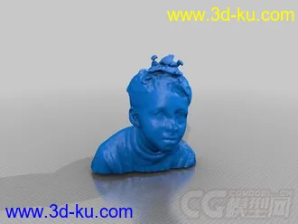 斯科特半身像 3D打印模型的图片