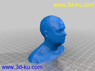 约翰比勒头像 3D打印模型的图片