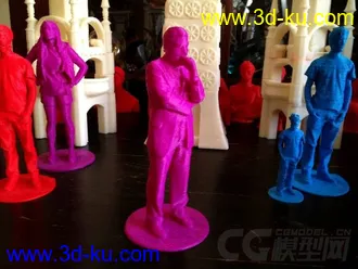 比尔克林顿 3D打印模型  STL格式的图片