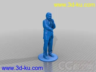 比尔克林顿 3D打印模型  STL格式的图片