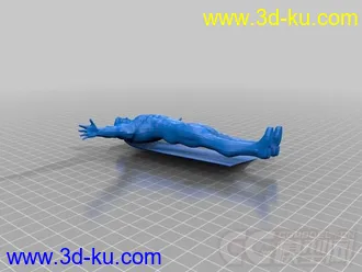 超人模型 3D打印模型  STL格式的图片