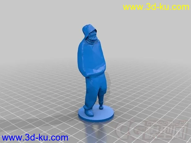 卡恒啊哈斯塔全身像 3D打印模型 STL格式的图片1