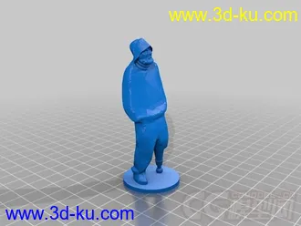 卡恒啊哈斯塔全身像 3D打印模型 STL格式的图片