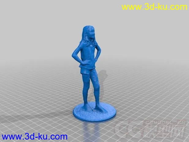 莎蒂F全身像 3D打印模型 STL格式的图片1