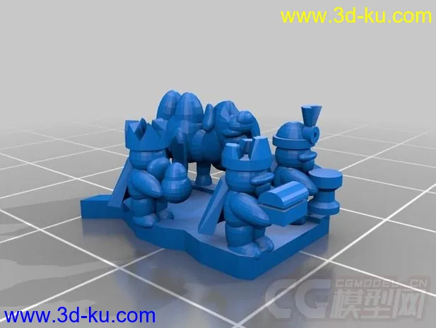 三大国王模型 3D打印模型 STL格式的图片1
