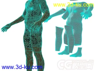 人偶模型 3D打印模型 STL格式的图片