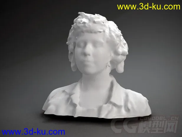 乔斯林麦肯齐半身像 3D打印模型 STL格式的图片2