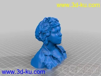 乔斯林麦肯齐半身像 3D打印模型 STL格式的图片