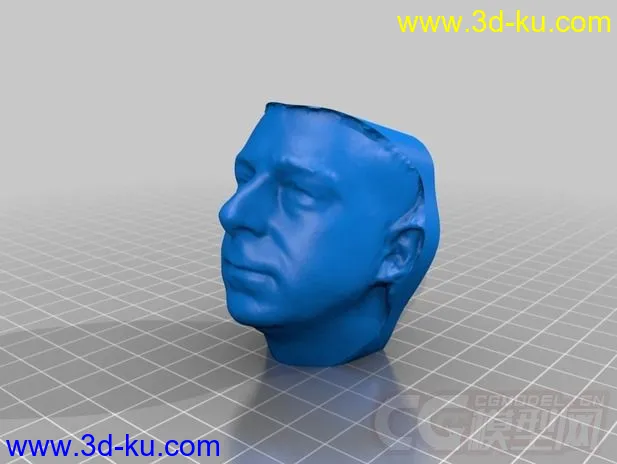 人物头像 3D打印模型 STL格式的图片1