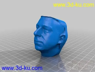 人物头像 3D打印模型 STL格式的图片
