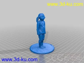 伊莎贝拉全身像 3D打印模型 STL格式的图片