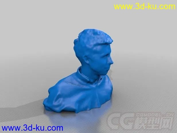 照片人物还原 3D打印模型 STL格式的图片2