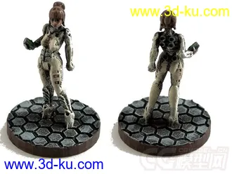 亚历山德拉塑像 3D打印模型 STL格式的图片