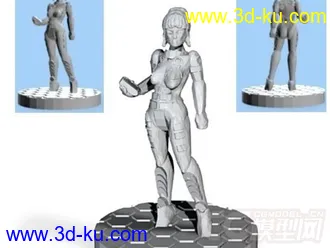 亚历山德拉塑像 3D打印模型 STL格式的图片