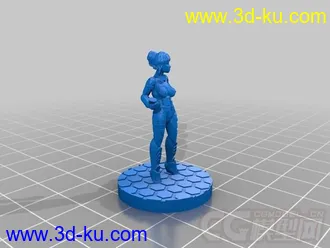 亚历山德拉塑像 3D打印模型 STL格式的图片