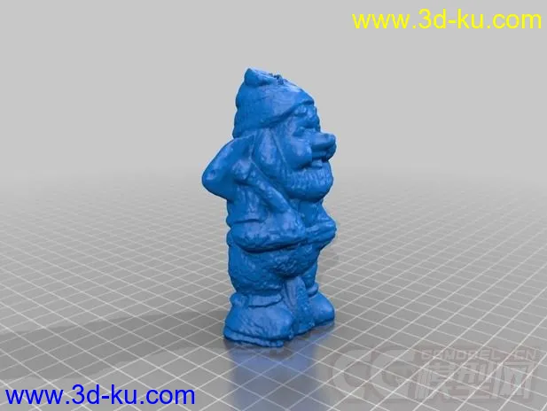 侏儒扫描件 3D打印模型 STL格式的图片5