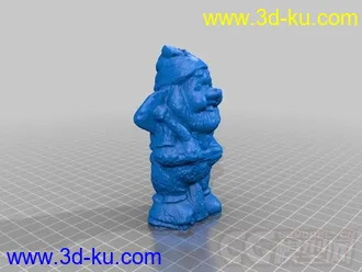 侏儒扫描件 3D打印模型 STL格式的图片