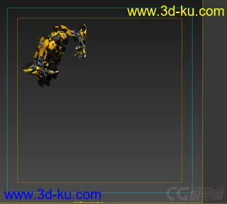 3D打印模型大黄蜂变形动画带贴图MAX文件的图片