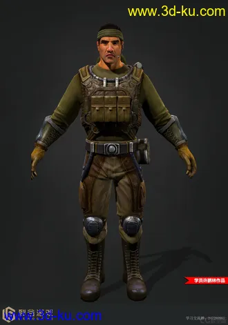 3D打印模型战士的图片