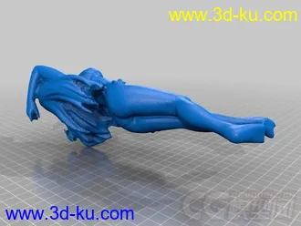 比基尼女郎 3D打印模型 STL格式的图片
