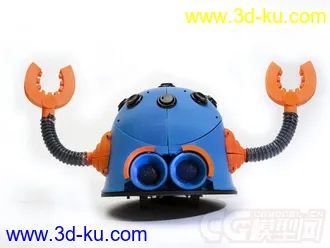 按钮机器人 3D打印模型 STL格式的图片