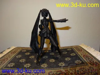 初音未来 3D打印模型 STL格式的图片