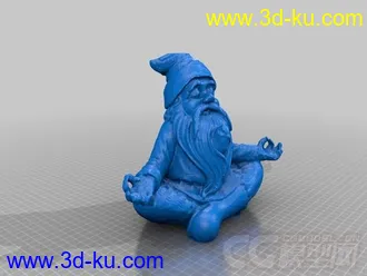 禅宗 3D打印模型 STL格式的图片