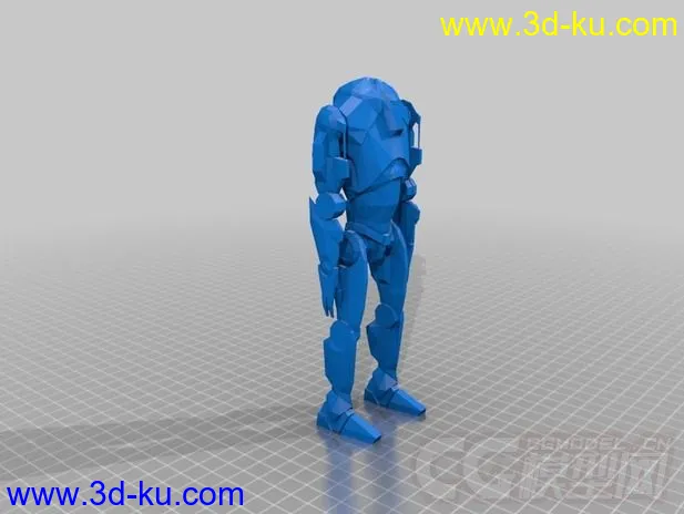 超级战斗机器人 3D打印模型 STL格式的图片1