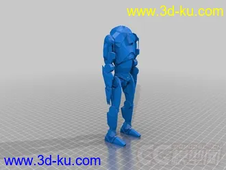 超级战斗机器人 3D打印模型 STL格式的图片