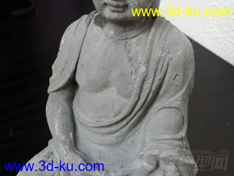 一个佛头 3D打印模型 STL格式的图片