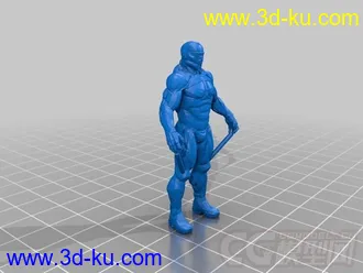 孤独危机2主角 3D打印模型 STL格式的图片